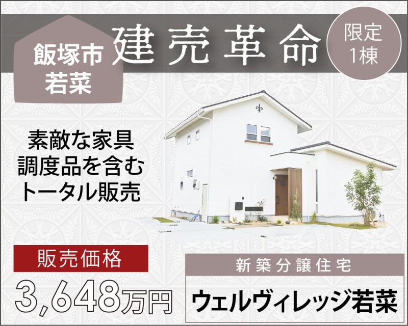 3LDK新築戸建 in 飯塚市若菜